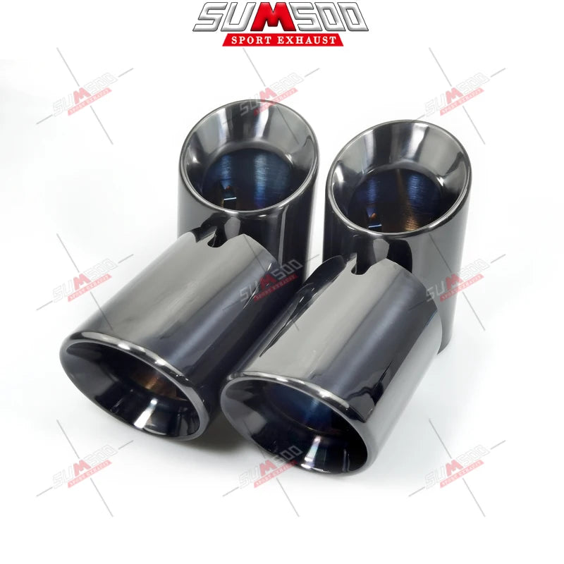 4x OEM Style Endrohrblende aus Edelstahl für F-Serie M2, M3, M4, M5, M6