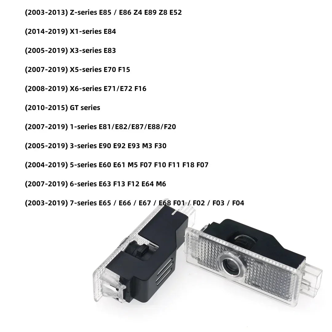 LED Türprojektoren für viele BMW E und F-Serien Modelle