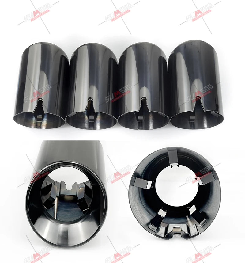 4x OEM Style Endrohrblende aus Edelstahl für F-Serie M2, M3, M4, M5, M6