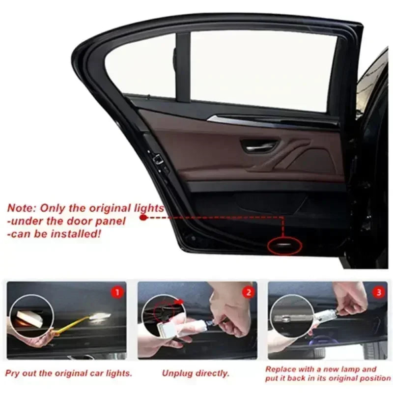 LED Türprojektoren für viele BMW E und F-Serien Modelle