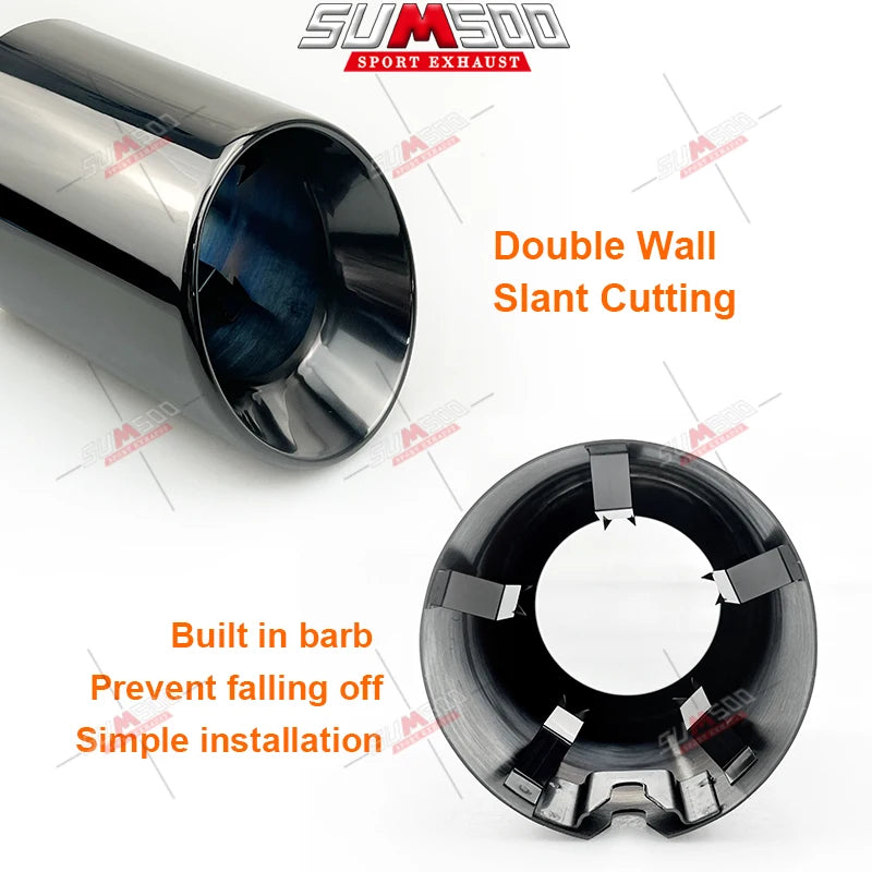 4x OEM Style Endrohrblende aus Edelstahl für F-Serie M2, M3, M4, M5, M6